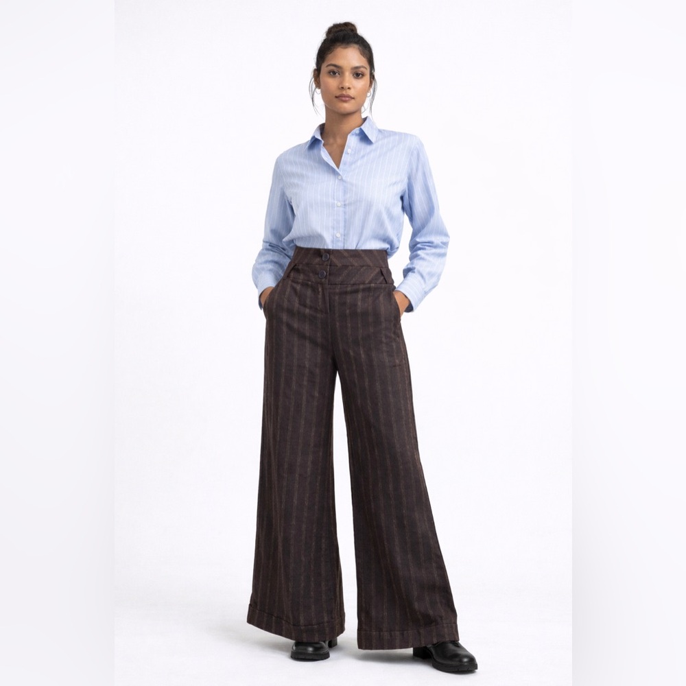 ANTHRO LEIFSDOTTIR Wool Blend Pants